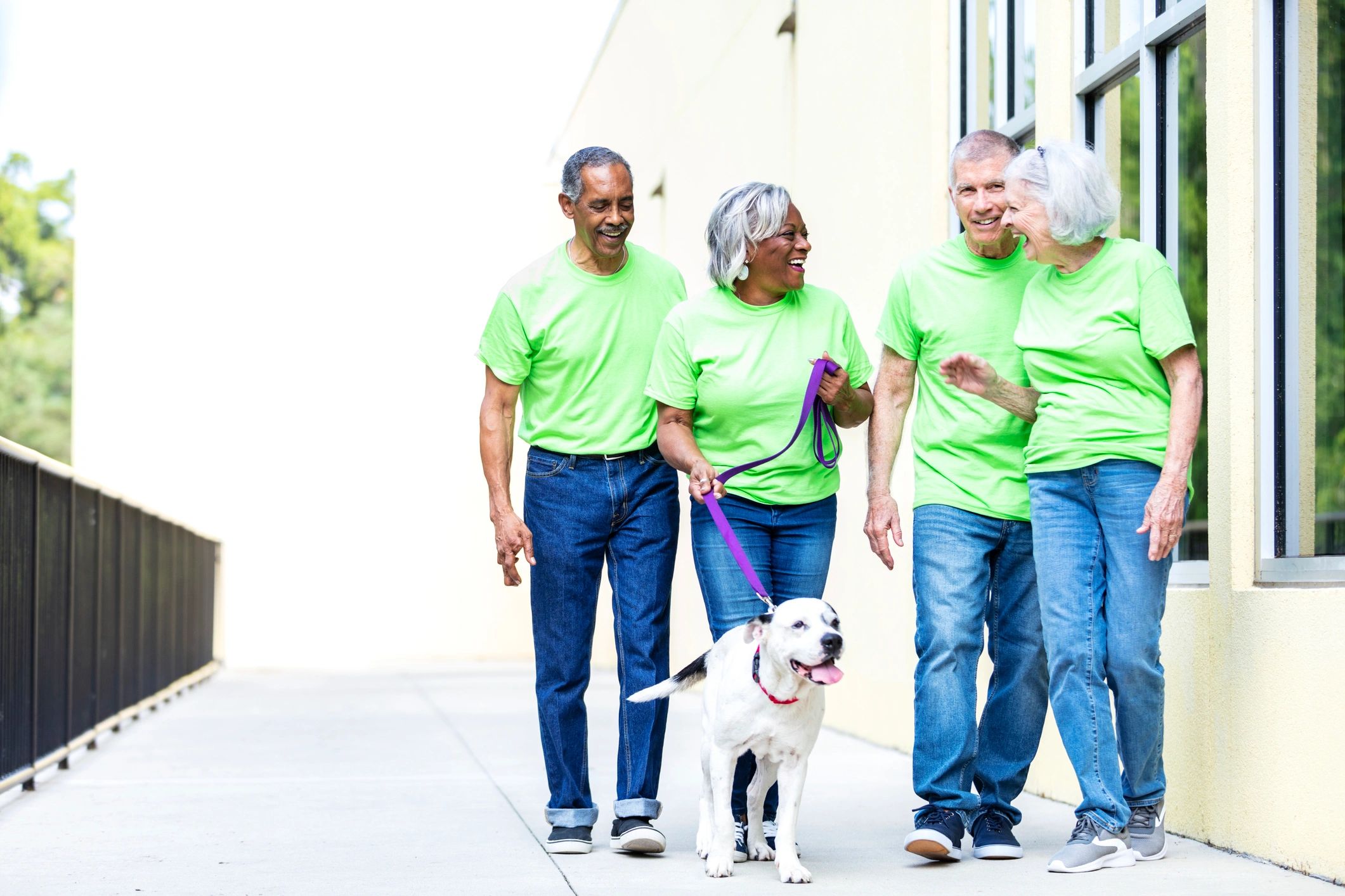 Florida active adult residents enjoying community life