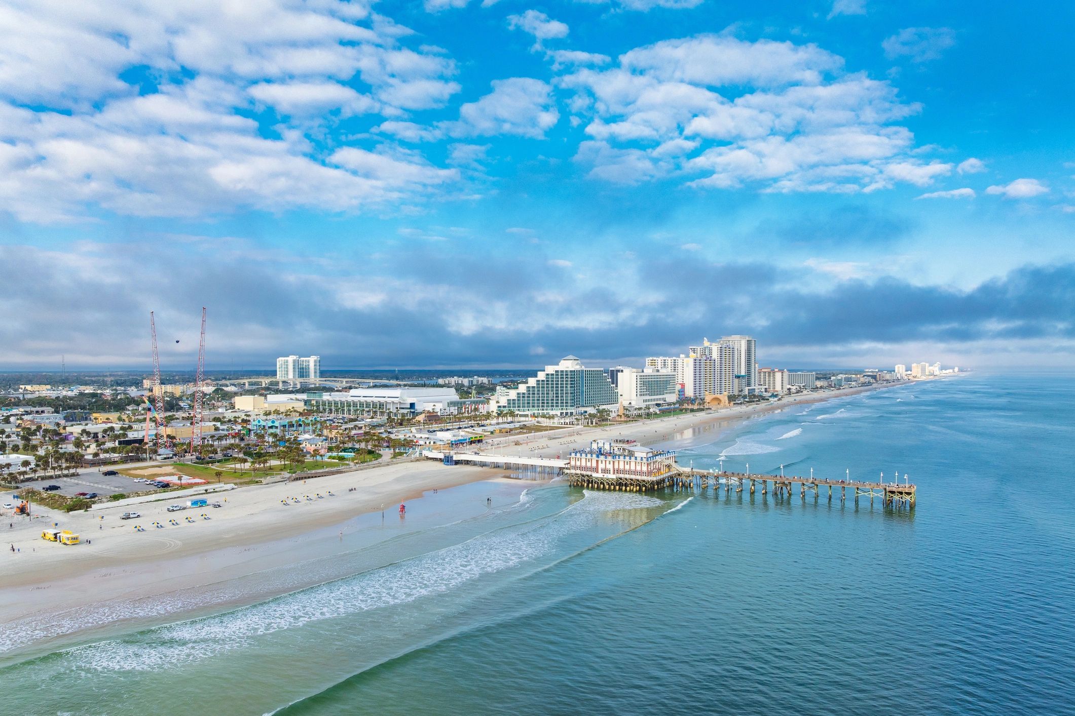 Florida coastal aerial view