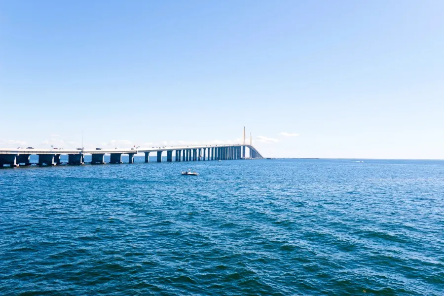 Sunshine Skyway Bridge over Tampa Bay