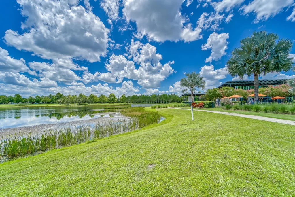 Park and open green space at Waterset in Apollo Beach, Florida