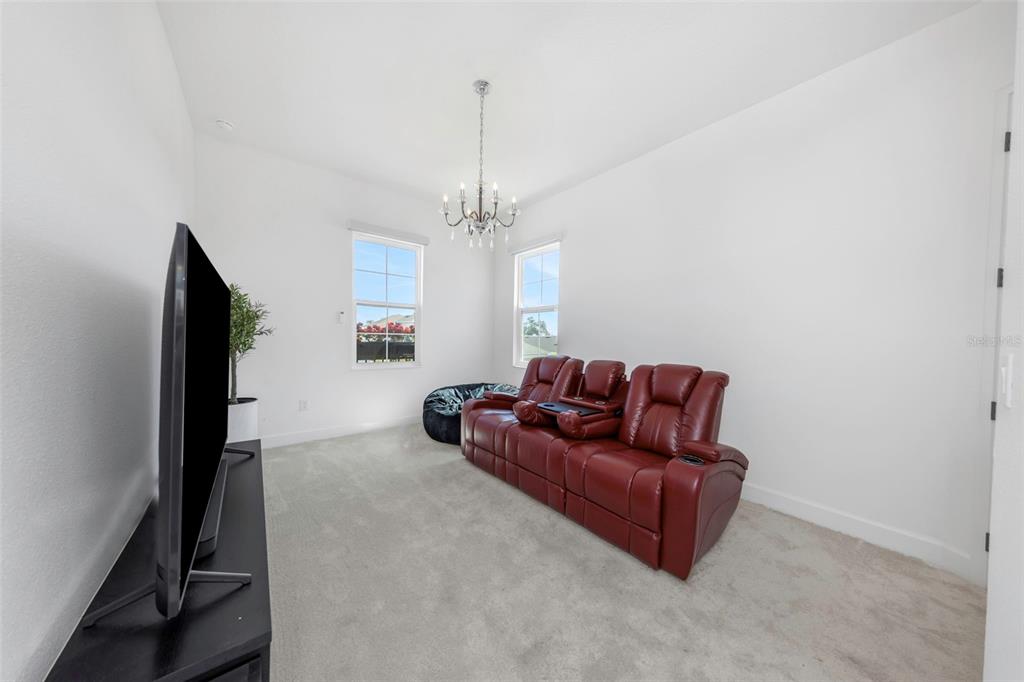 Theater room at 1016 Signet Drive, MiraBay
