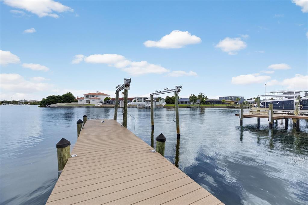 Canal leading toward Tampa Bay from 1231 Acappella Lane