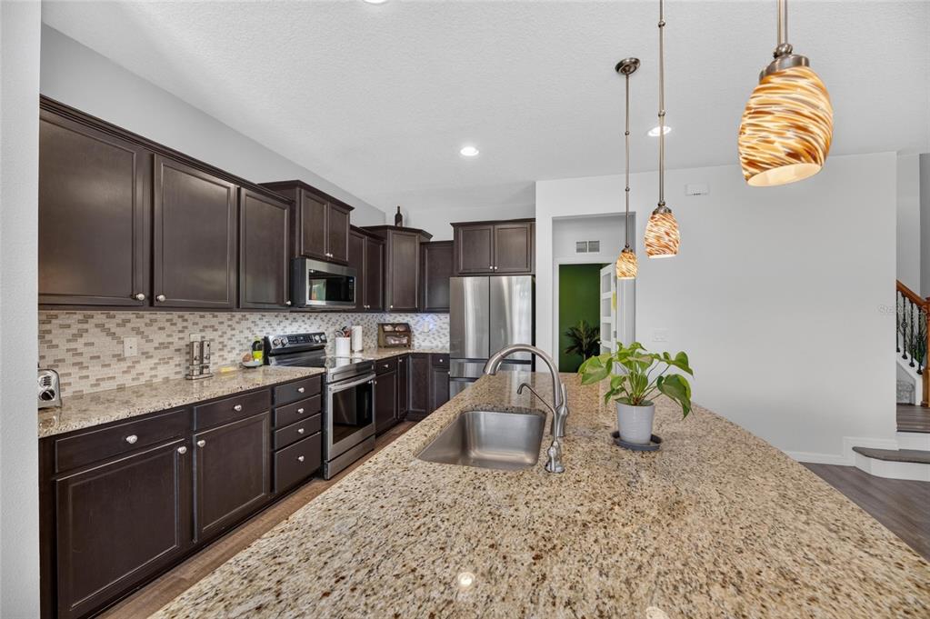 Kitchen and dining area