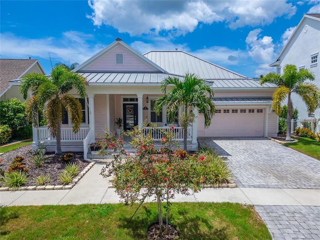 Aerial view of 429 Manns Harbor Drive in MiraBay
