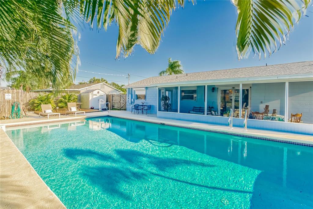 Pool and privacy fence