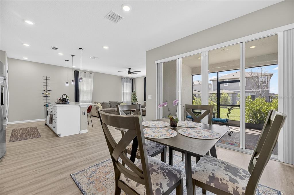 Separate dining room