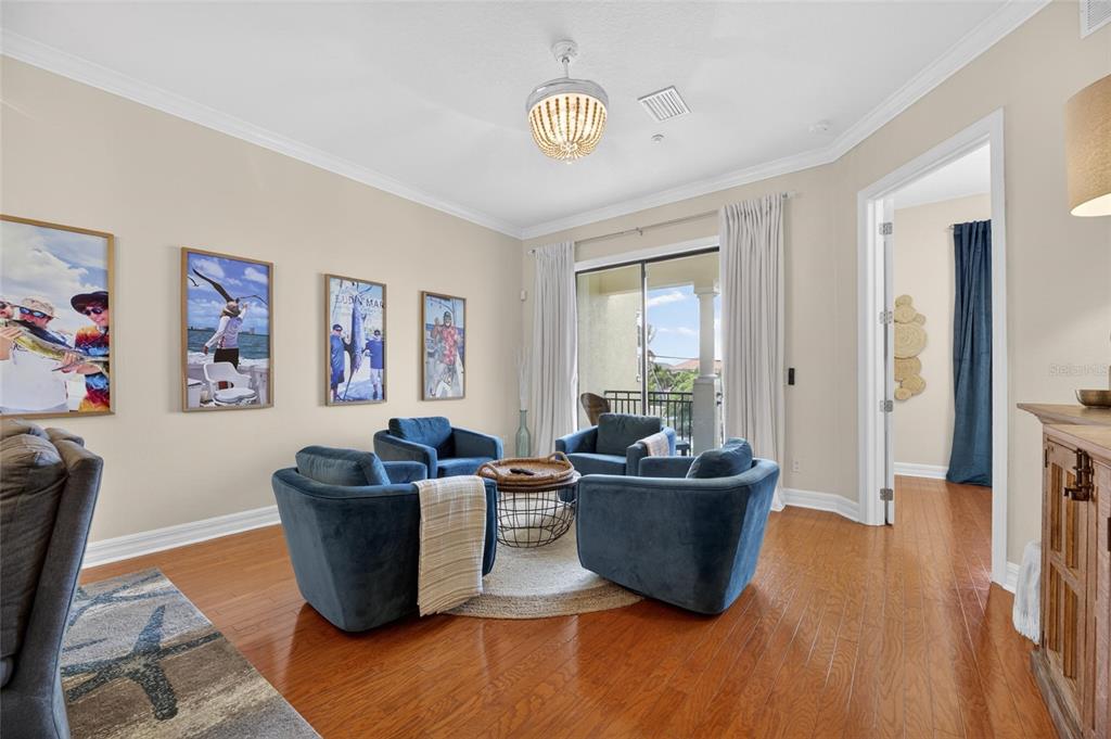 Third-floor living room