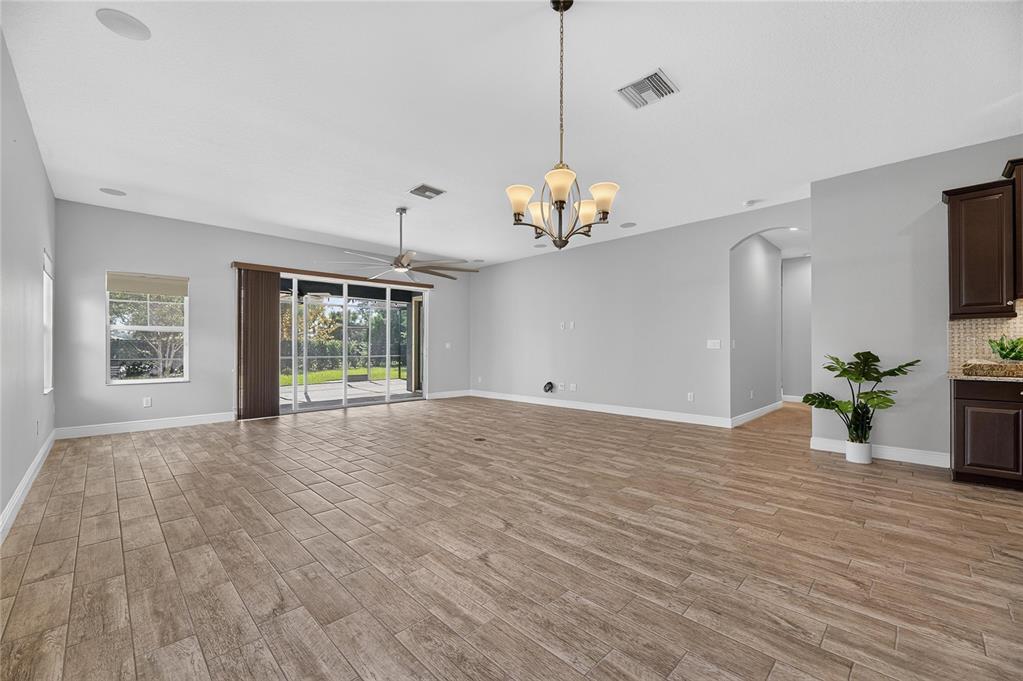 Open living room