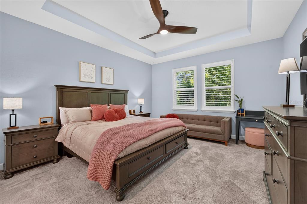 Main-floor primary bedroom