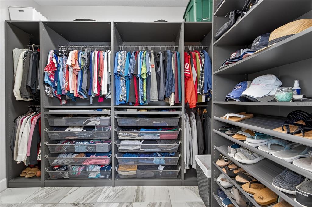 Custom 8 by 10 walk-in closet