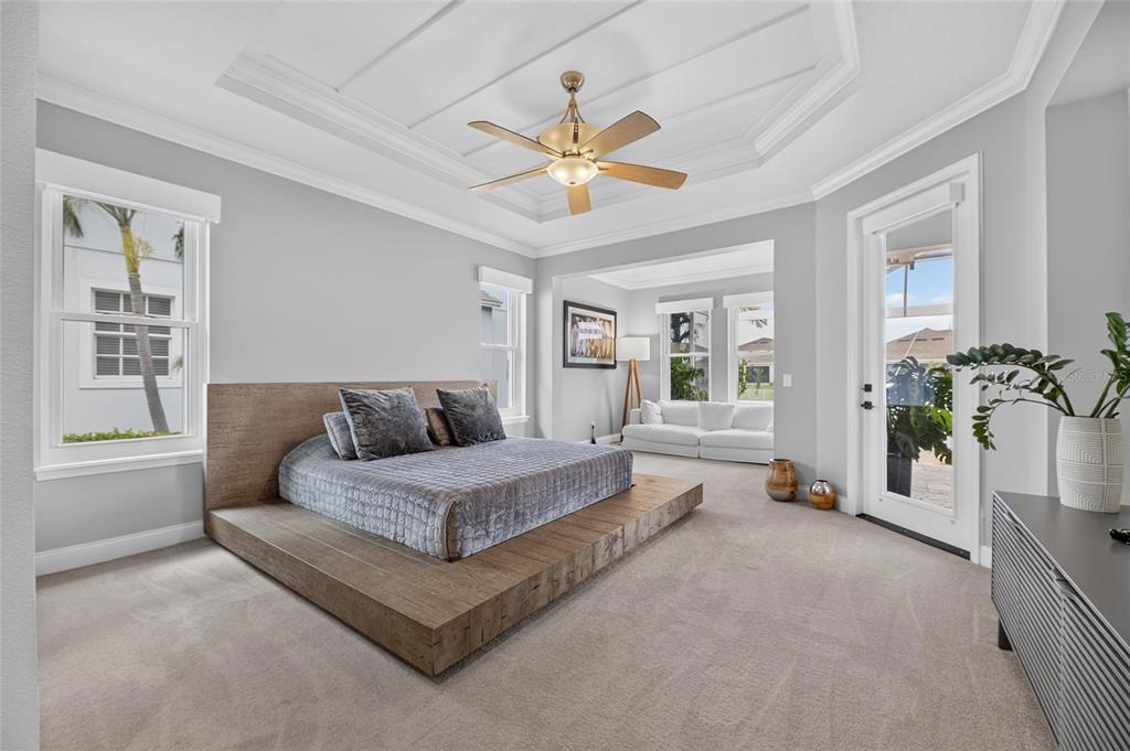 First floor primary bedroom at 713 Islebay Drive