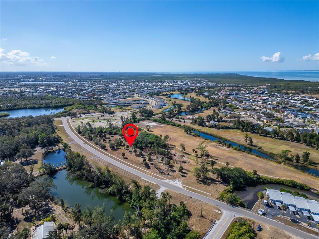 Parcel boundary aerial, 819 Golf and Sea Boulevard