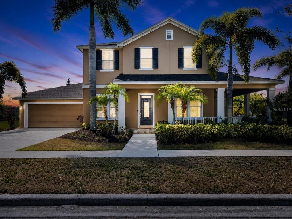 824 Islebay Drive at dusk