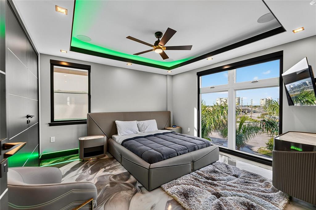 Primary suite with Gulf views at 9600 Gulf Boulevard